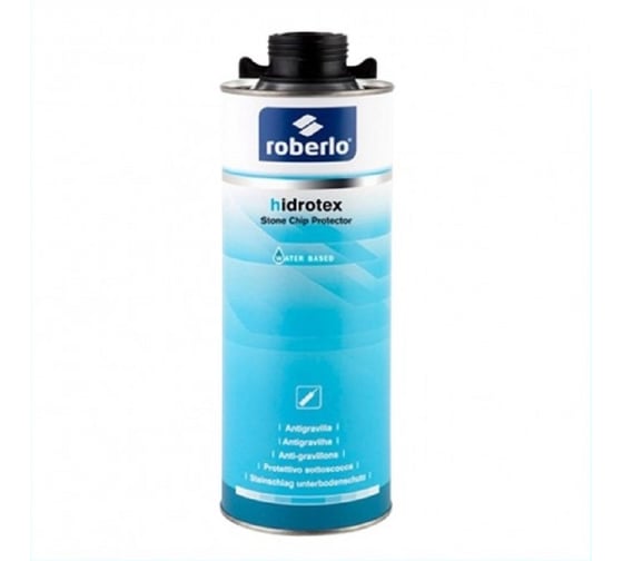 Антигравий ROBERLO hidrotex на водной основе черный, 1кг 61133