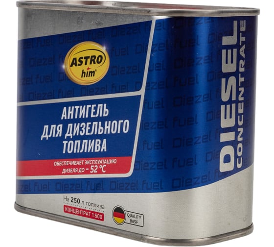 Антигель Astrohim депрессорно-диспергирующая присадка для дизельного топлива на 250 л, жестяная канистра 500 мл арт. AC122
