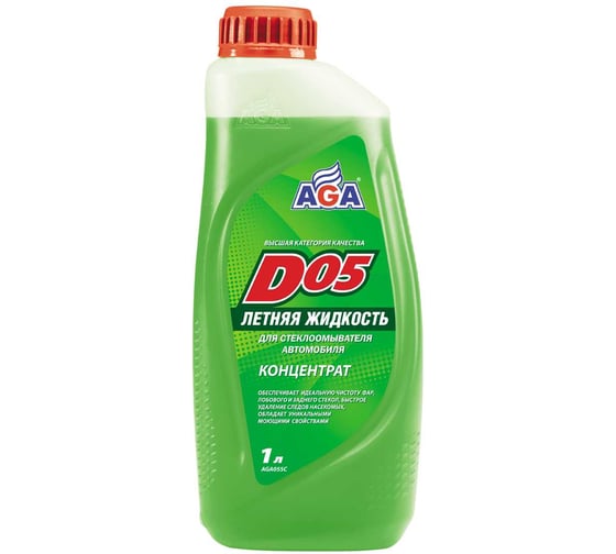 Летний стеклоомыватель, концентрат, 1 л AGA AGA055C 1