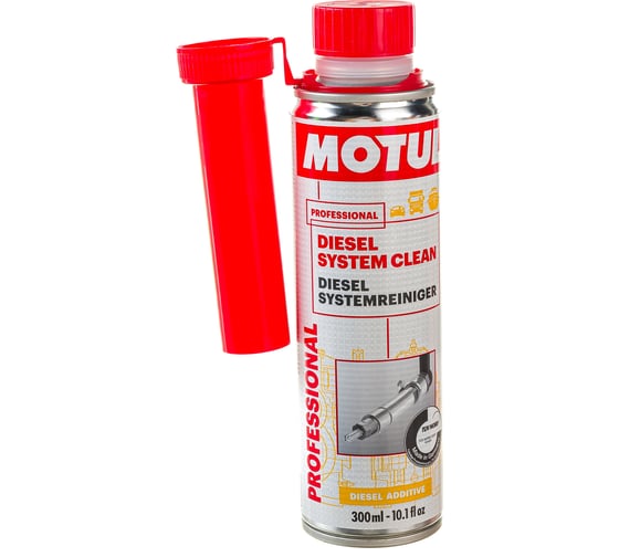 Очиститель топливной системы дизельного двигателя MOTUL DIESEL SYSTEM CLEAN AUTO 0.3 л 108117