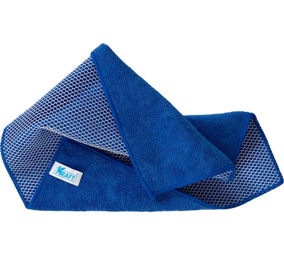Салфетка из микрофибры с сеткой скрапер KRAFT 35x40 см KT 860616