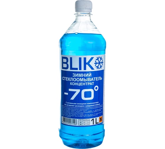 Жидкость в бачок омывателя Старт BLIK -70, 1л/пэт 4607952902121