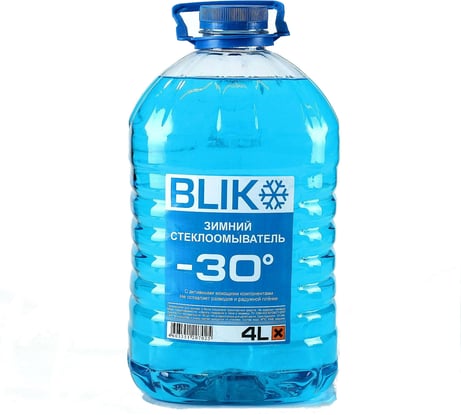 Жидкость в бачок омывателя Старт BLIK -30, 4 л/пэт 4607952902114