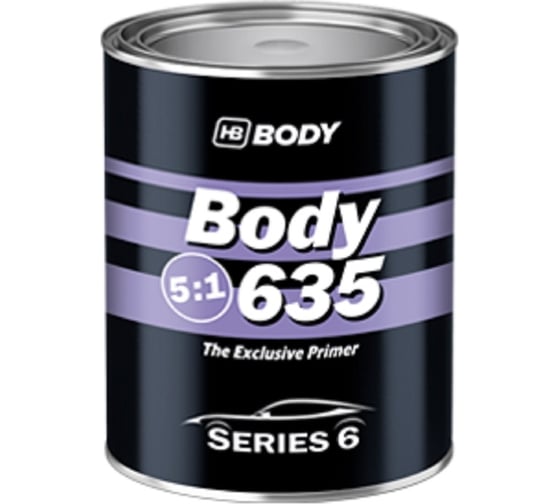Грунт HB BODY 635 5:1 черн., 2.5 л 6350200003
