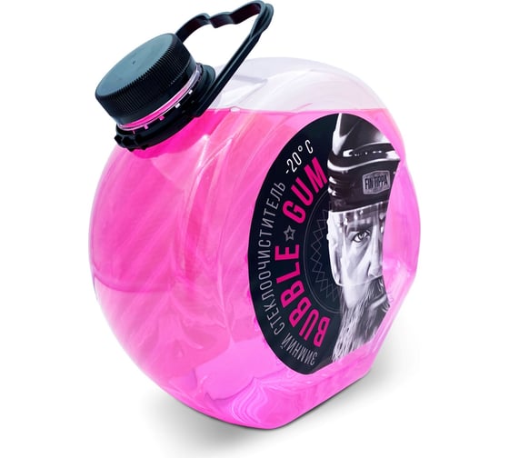 Стеклоочиститель FinTippa марка 04, -20С, Bubble Gum, канистра-шайба 4607066983566