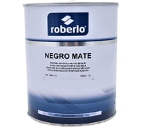 Краска ROBERLO 1k negro mate черная матовая, 1 л 61249