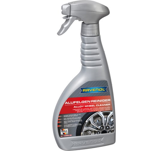 Очиститель для алюминиевых дисков RAVENOL Alu-Felgen-Reiniger intensiv 0.5 л 1360060-500-05-000