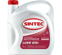 Антифриз Sintec luxe concentrate g12+, красный, концентрат, 5 кг, карбоксилатный 990467