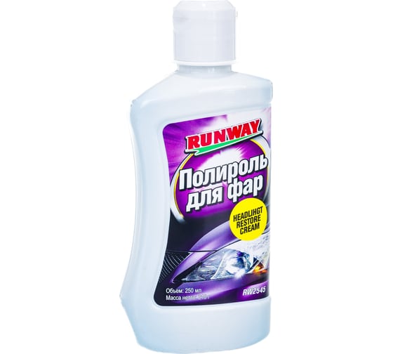 Полироль для фар RUNWAY RW2545, 250 мл 39039