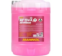 Готовый раствор охлаждающей жидкости антифриз красный MANNOL ANTIFREEZE AF13++, 10 л 401510
