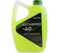 Антифриз crionic -40 зеленый G11 фасовка 3 кг AGC03032