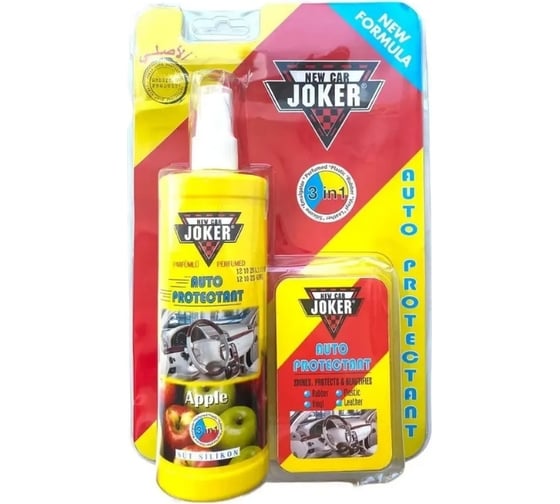 Защитный полироль Joker с губкой яблоко, 250 мл JK apple 1