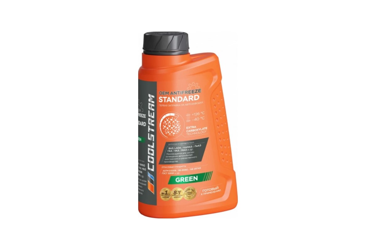 Антифриз CoolStream Standard 40 зел. CS-010201 - выгодная цена, отзывы ...