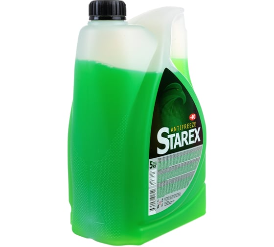 Антифриз STAREX зеленый, -40С, 5 кг 700616