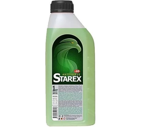 Антифриз STAREX зеленый, -40С, 1кг 700615