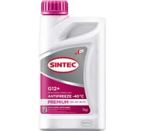 Антифриз Sintec красный -40С 1кг G-12+ Premium 990453