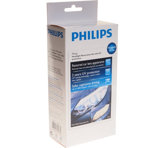 Набор для восстановления фар с ультрафиолетовой защитой PHILIPS 1,10 HRK00XM