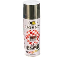 Акриловая краска Bosny аэрозоль, черный матовый RAL 9005 4 16027364