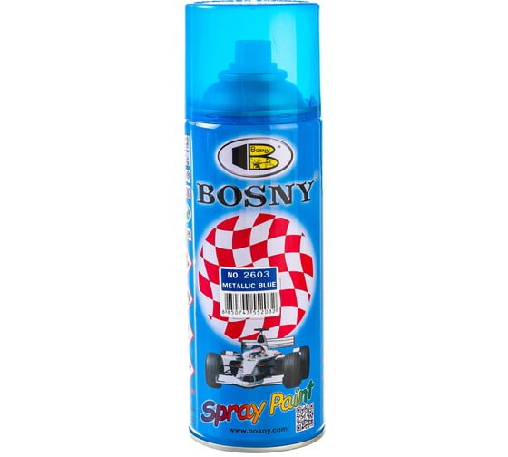 Автомобильная краска Bosny синий металлик 2603 1