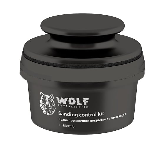 Сухое проявочное покрытие с аппликатором Wolf черное, 150 г 921.0151
