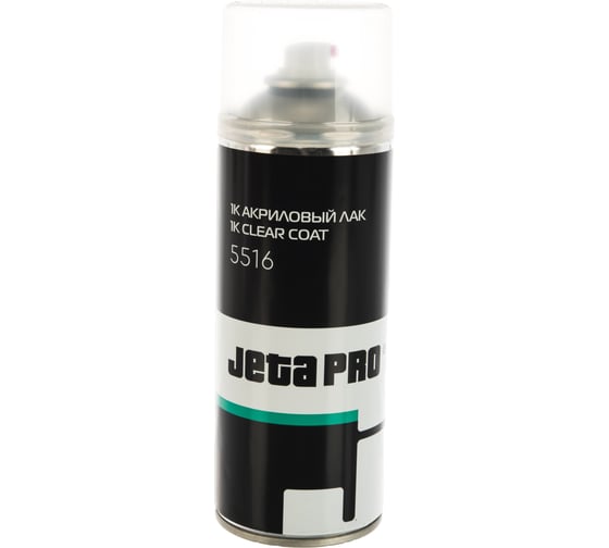 Акриловый лак в аэрозольной упаковке Jeta PRO 1К, прозрачный 5516