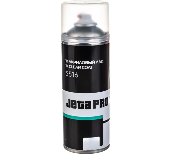 Акриловый лак в аэрозольной упаковке Jeta PRO 1К, прозрачный 5516