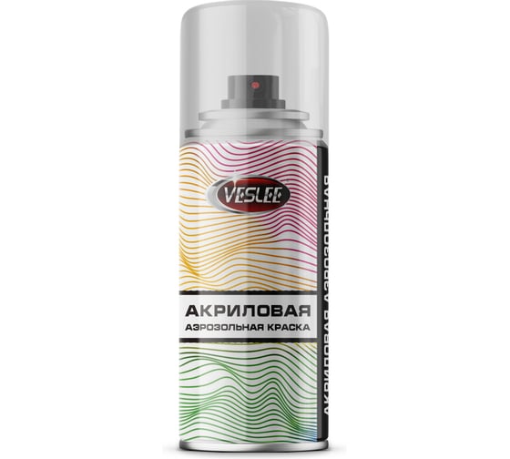 Аэрозольная краска Veslee 100ml цвет белый глянец VL-P2E 9003