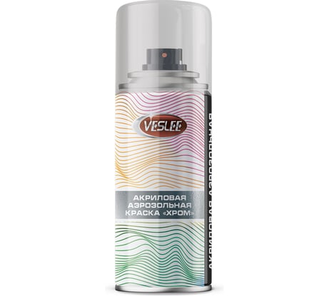 Аэрозольная краска Veslee 100ml цвет хром VL-P2E C