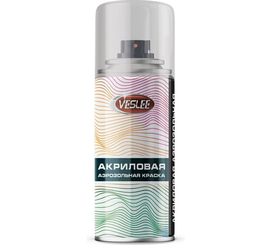Аэрозольная краска Veslee 100ml цвет черный глянец VL-P2E 9005