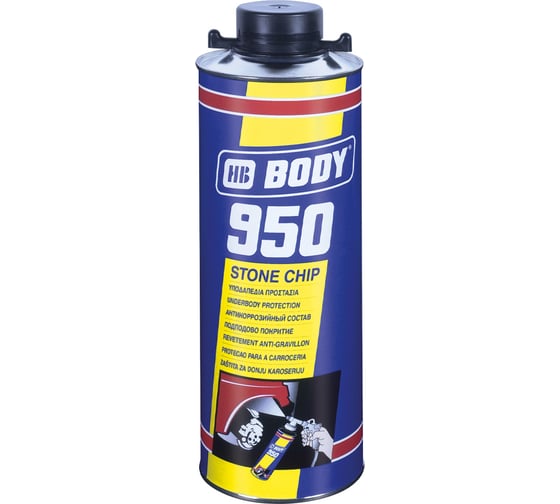 Антикоррозийный состав HB BODY Body 950 черный, 4 л 9500200004 1