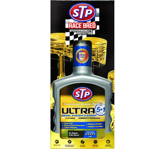 Ультра 5 в 1 для дизельных двигателей STP 400 мл 77400EN 1