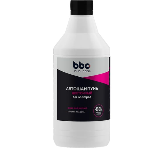 Автошампунь BiBiCare полирующий эффект, Flower, 1 л 4124 1