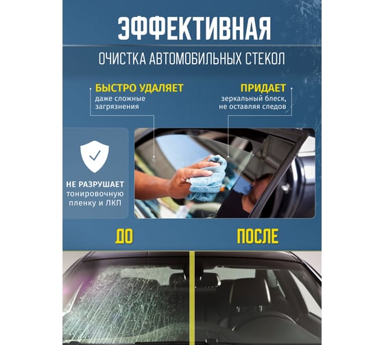 Очиститель стекла и зеркальных поверхностей с аммиаком ACG GLASS CLEANER 650 мл 1025926
