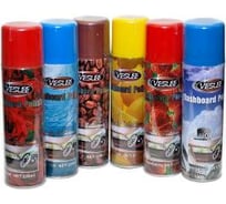 Очиститель-полироль ЛИМОН Veslee, для пластика, кожи и резины, с силиконом, аэрозоль VL-17D