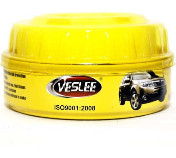 Полироль кузова Veslee, банка, автовоск мягкий, с карнаубой, CARNAUBA CAR WAX, VSL-W9