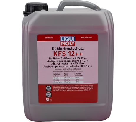 Антифриз-концентрат LIQUI MOLY Kuhlerfrostschutz KFS 12 5л 21135