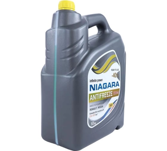 Охлаждающая жидкость NIAGARA Антифриз Ниагара Type-D 40 (желтый) 10 кг 013001004067