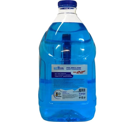 Стеклоомыватель зимний GT Polarclean, -22, 4л GT OIL, 4607071023509