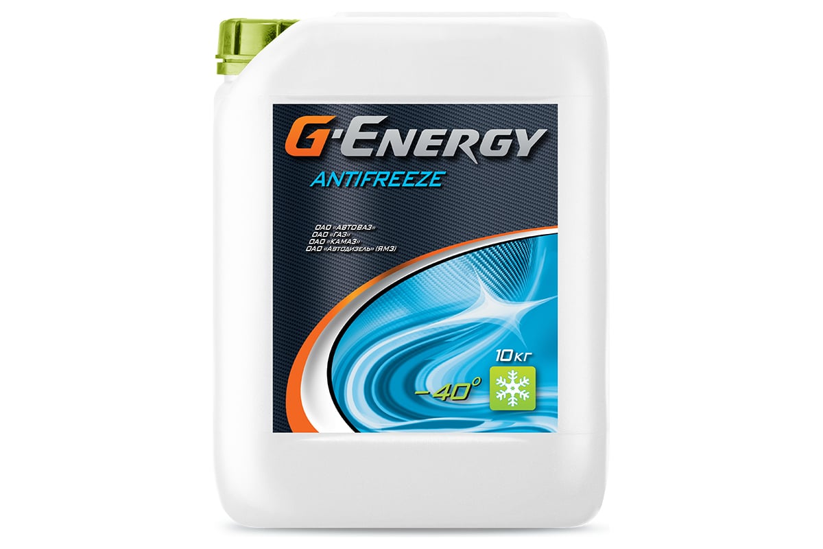 ОЖ G-Energy Antifreeze 40 10 kg 2422210127 - выгодная цена, отзывы ...