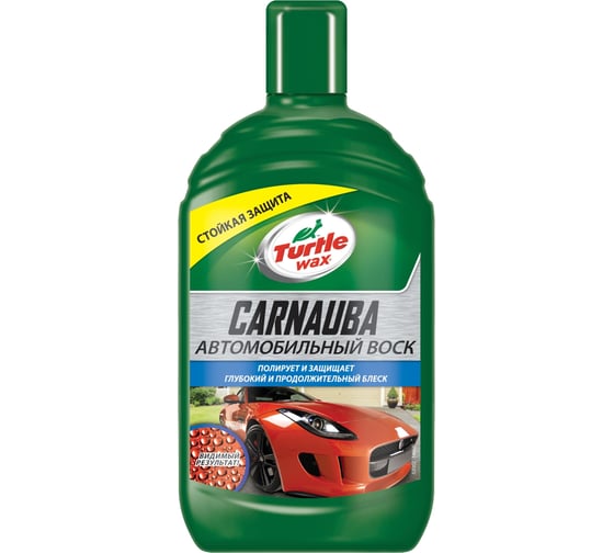 Автополироль Tartle Wax 500 ML, с воском Карнауба, CARNAUBA CAR WAX, 53002