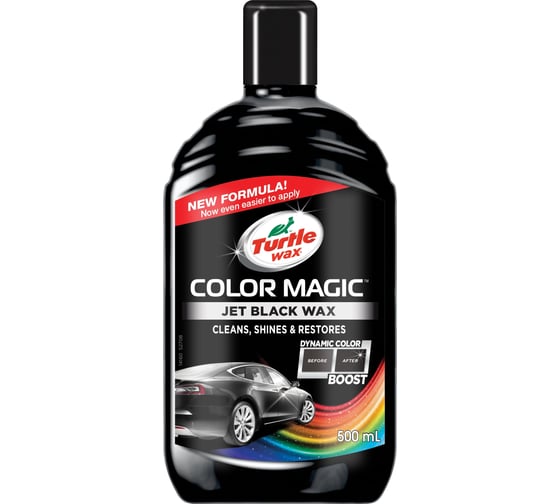 Восковой автополироль Tartle Wax 500 ML, черный, COLOR MAGIC JET BLACK WAX, 52708 1