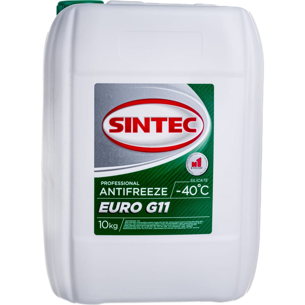  Sintec 10 кг, EURO G11, зеленый, 800516 - выгодная цена .