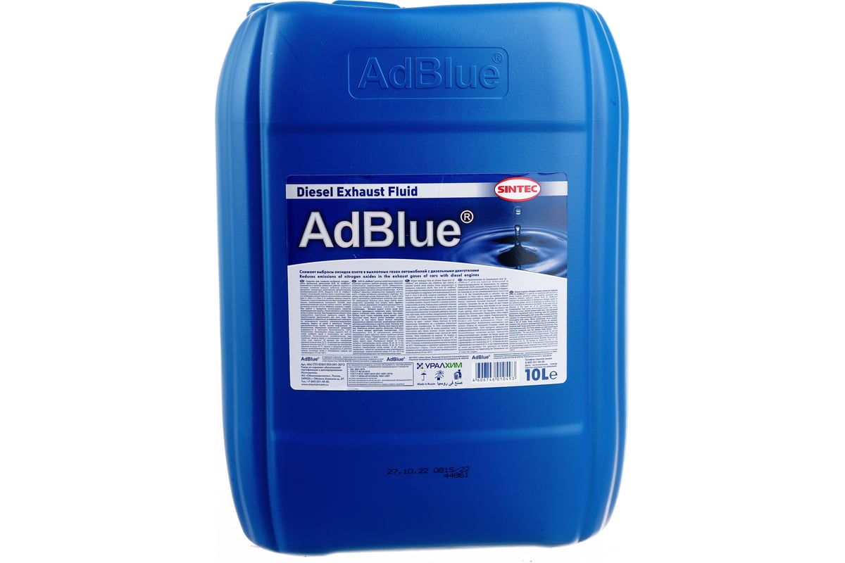 804 SINTEC Жидкость ADBLUE 10л