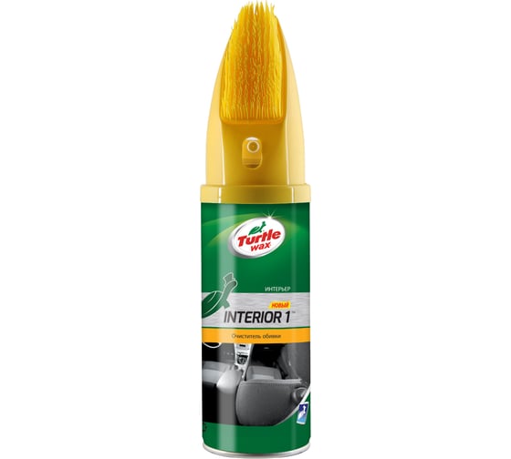 Очиститель обивки Tartle Wax 400мл, со встроенной щеткой INTERIOR 1, 53011