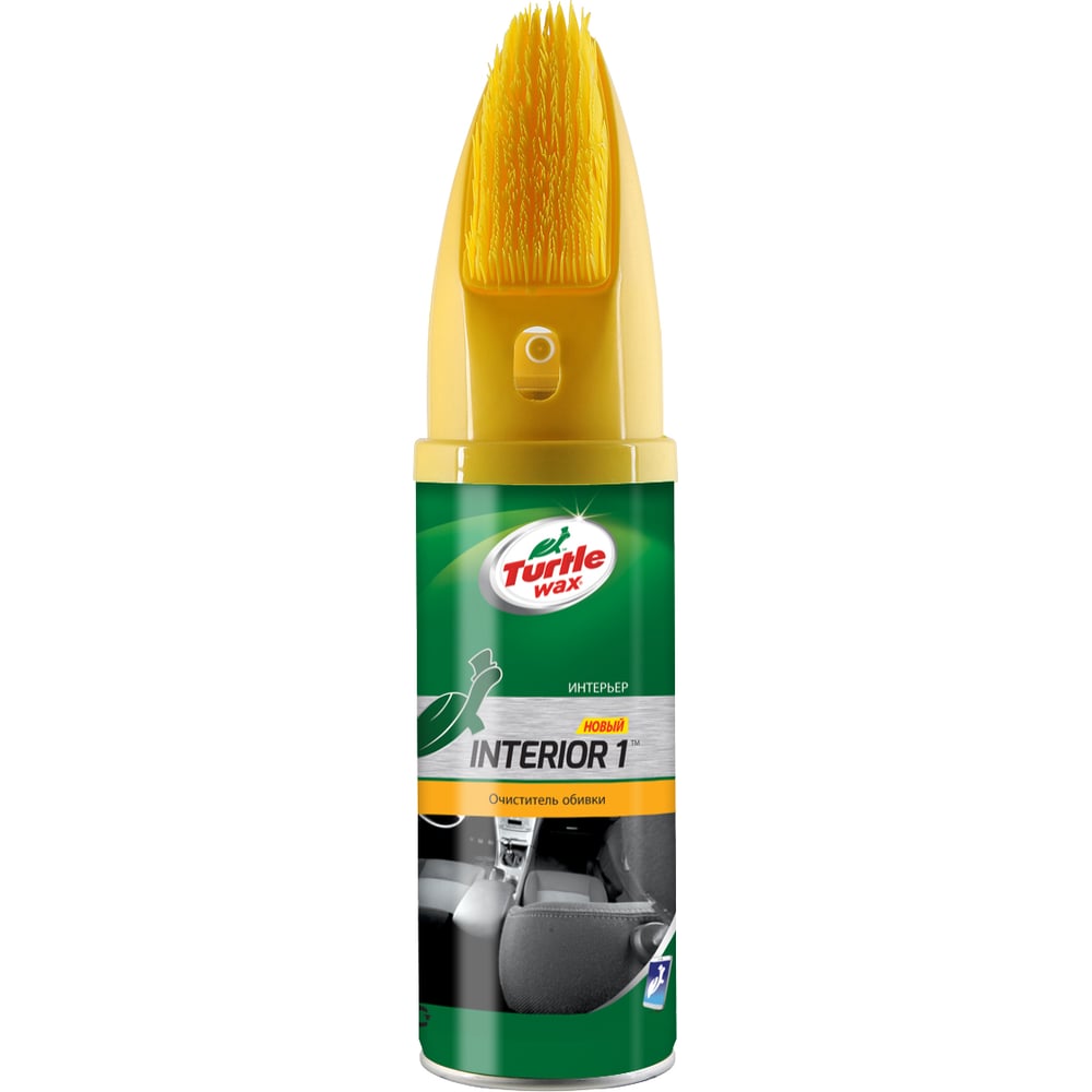 Очиститель обивки Tartle Wax 400 мл, со встроенной щеткой, INTERIOR 1 ...