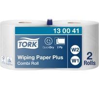 Индустриальная бумага TORK арт. 130041 Adv 420 Performance со съемной втулкой 2 рул. в уп. 21666