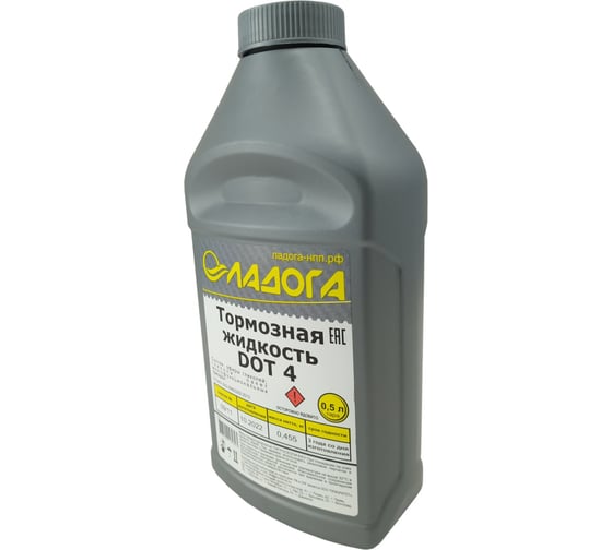 Тормозная жидкость ЛАДОГА DOT-4, банка 455гр LTJ_DOT4_0455