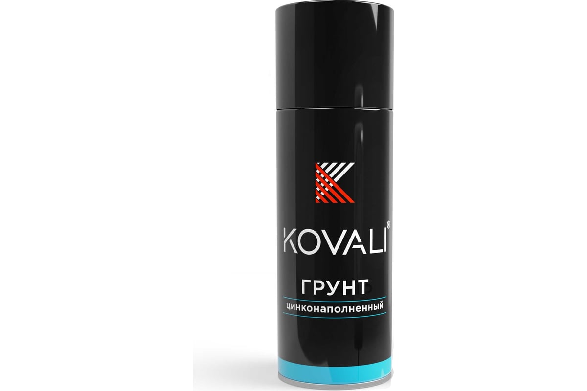 Аэрозольный цинконаполненный грунт KOVALI 520 мл kov8.4.520 - выгодная  цена, отзывы, характеристики, фото - купить в Москве и РФ