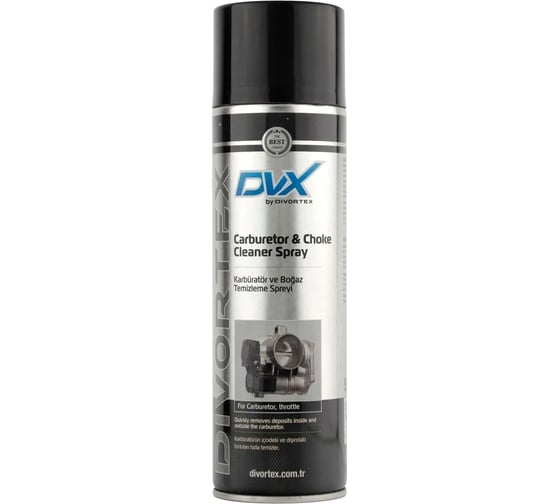 Спрей для очистки карбюратора и дроссельной заслонки DVX Carburetor & Choke Cleaner Spray 0,5 AER2605