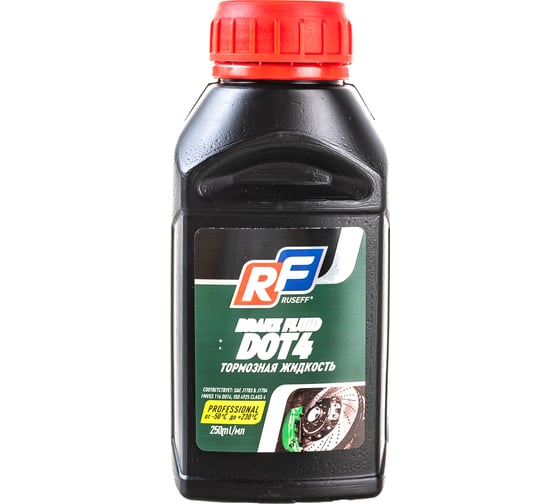 Тормозная жидкость DOT 4 RUSEFF 0,25л 20634N
